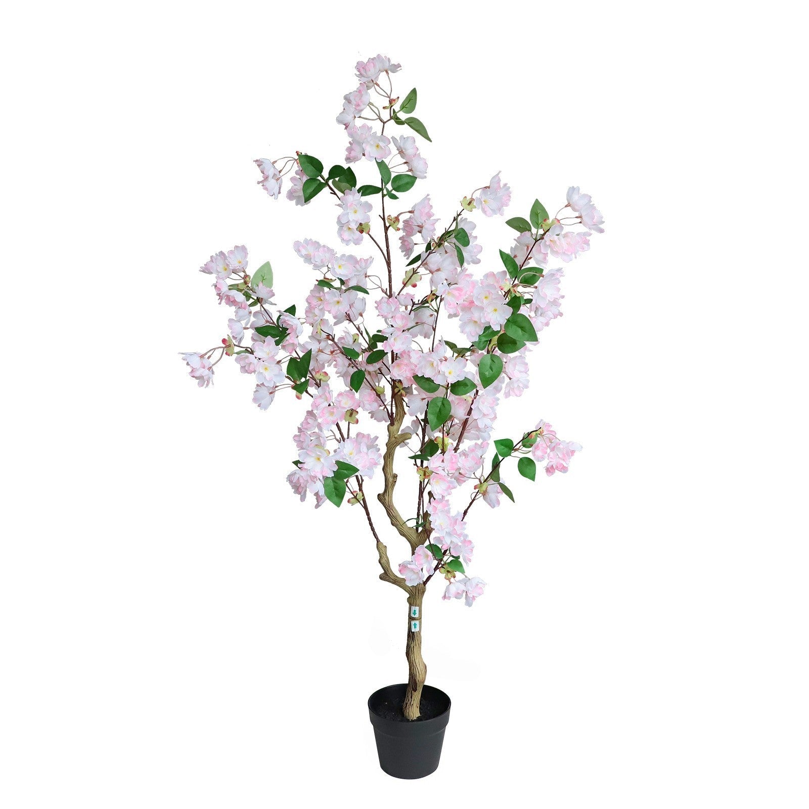 50" Artificial White Flowering Tree in Pot for Outdoor Indoor Use