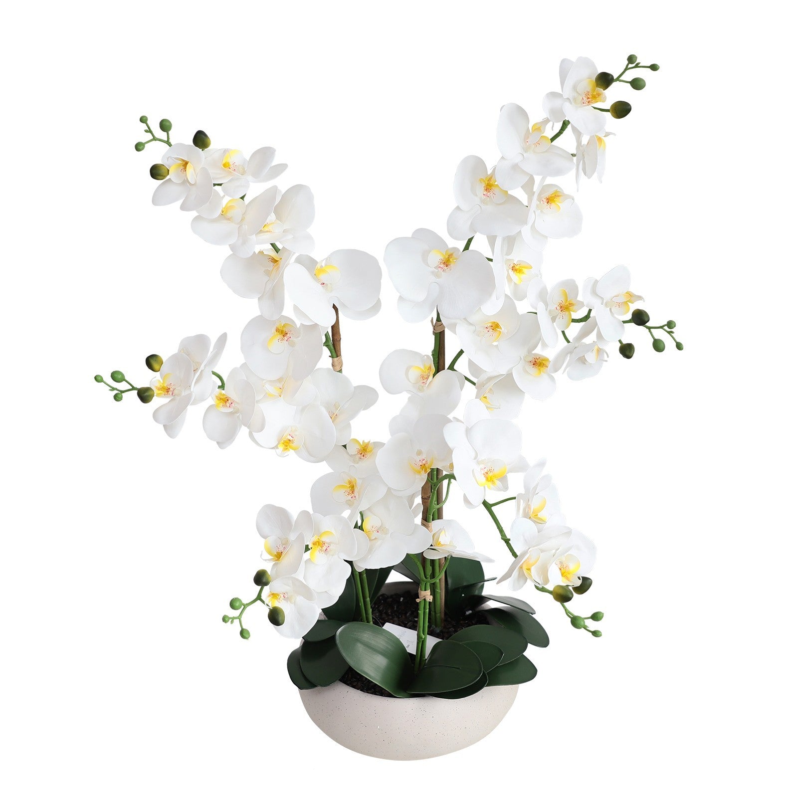 24/41 in Tall Orchid Floral in Vase Artificial Flowers Plant for Home Office